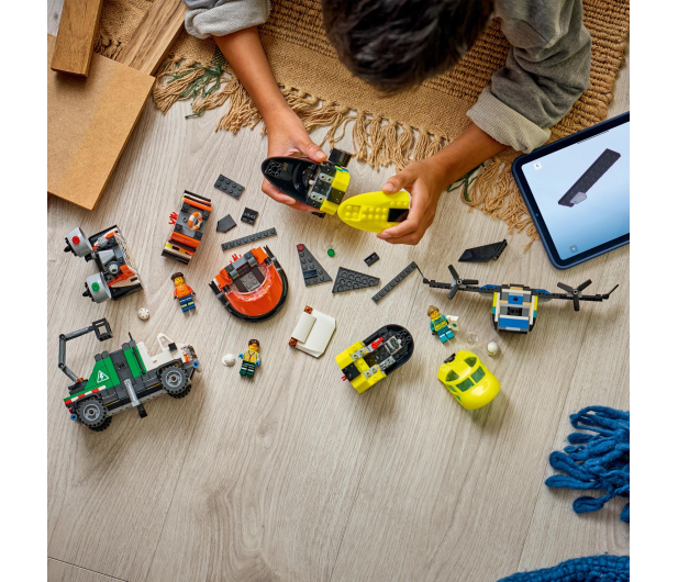 LEGO CITY 60505 Zestaw z samolotem, ciężarówką serwisową i podusz - 1473522 - zdjęcie 4